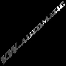 Edelstahl Heckschriftzug