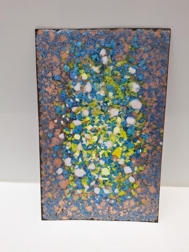 Stück emaille wandbild - 1,