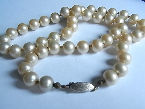 Antik perlen halskette kette - perlen,
