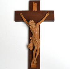 Großes handgeschnitztes altes