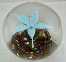 Briefbeschwerer Glas antik um