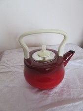 ASTA Wasserkessel Emaille rot