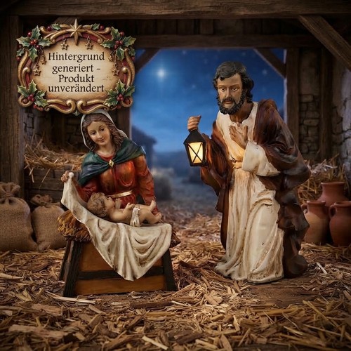 Krippenfiguren heilige familie - heilige,
