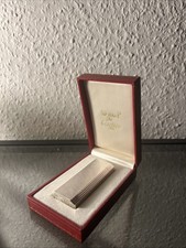 Cartier Paris Gas-Feuerzeug Versilbert Ungraviert Funktionsfähig 80er Vintage