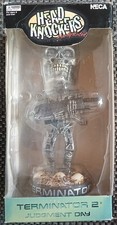NECA Head Knockers Toy "Terminator 2 - Endoskeleton" (2002) Figur in offener OVP