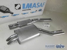 IMASAF Auspuff Mitteltopf+Endtopf für Mercedes SL 280/350/450 R107/W107 BJ.71-85