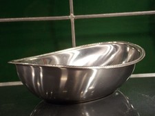 Vintage Gebäck Brot Obst Schale Korb oval ALESSI Italy 7,7x21x28