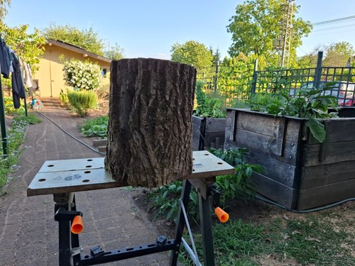 Holz eiche hauklotz natur - ,