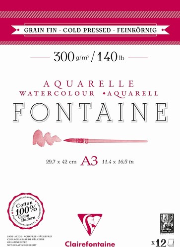 Clairefontaine aquarellblock - clairefontaine,