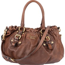 Prada Brown Vitello Daino