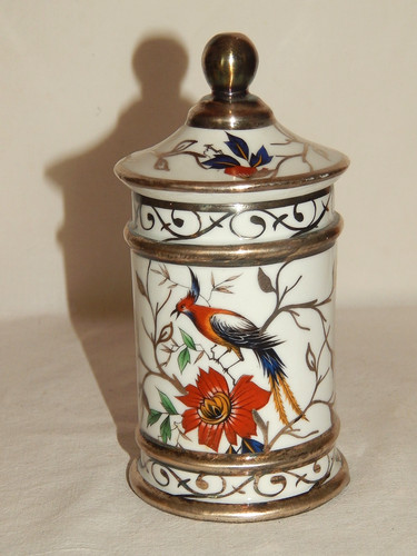 Deckeldose porzellan silver - deckeldose,