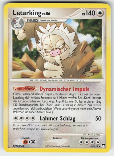 Pokémon letarking 123 de - pokémon,