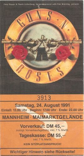 Guns roses in - guns, concert