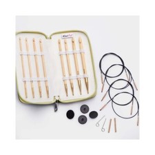 KnitPro Bamboo Tunesisches Häkelnadel Set 22554
