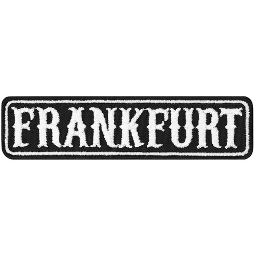 Frankfurt aufnäher biker - aufnäher,