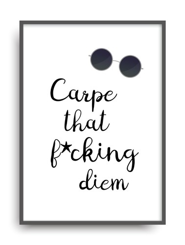 Kunstdruck fine art carpe diem - carpe,