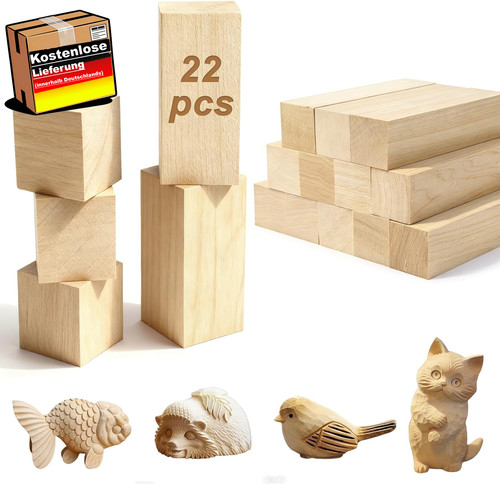 Holzschnitzset lindenholz - holzschnitzset,