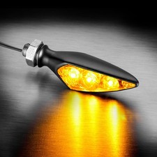 Kellermann Blinker Rhombus S Dark, schwarz, getöntes Glas, VL / HR