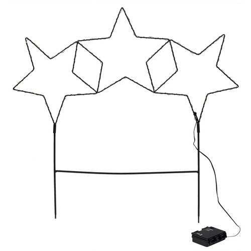 Gartenstecker stern led - stern,