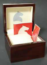 Carucci Etui Armbanduhr Box Herren Uhrenetui Uhr Schatulle Uhrenbox edle Holzbox