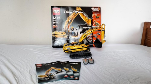 Lego motorized excavator - motorized,