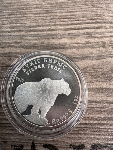 1oz schneeleopard silber 999 - silber,