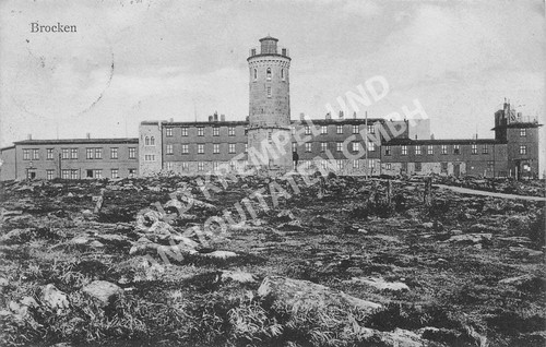 Postkarte brocken hotel - ak,