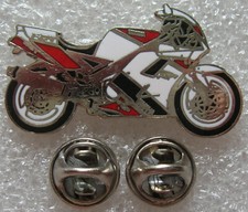 Pin Anstecker Yamaha FZR 1000 / FZR1000 rot/weiss Motorrad Moto Bike Art. 0151