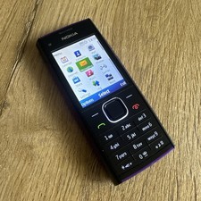 Nokia  X2-00 - Schwarz Lila Sehr Gut
