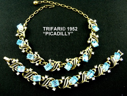 Trifari elegante demi parure - trifari©,