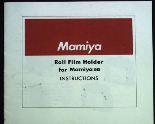 Mamiya roll film holder - mamiya,