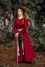 Wikinger unterkleid rot - wikinger,