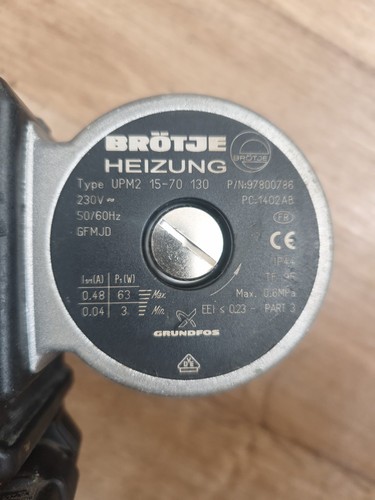 Brötje grundfos upm2 70 - grundfos, 15-70