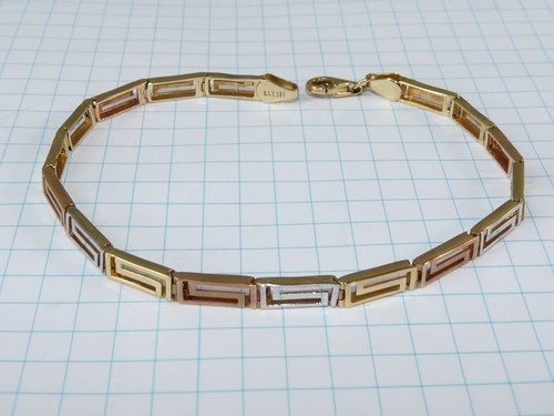 14k 585 gold meander armband - 14k,
