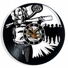 Harley Quinn Vinyl Wanduhr