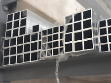 Aluminium  Alu Quadrat-Rohr Hohlpofil Aluprofil  Vierkantrohr2m