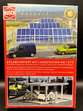 Busch H0 1573 Solarcarport mit Ladestation, Bausatz | unbenutzt