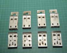 Filmklammern, Edelstahl, 4 Paar aus Aufhänger und Gewicht