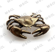 Kupfer Messing Figur Krebs
