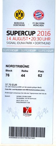 Dp2 ticket supercup - supercup, borussia
