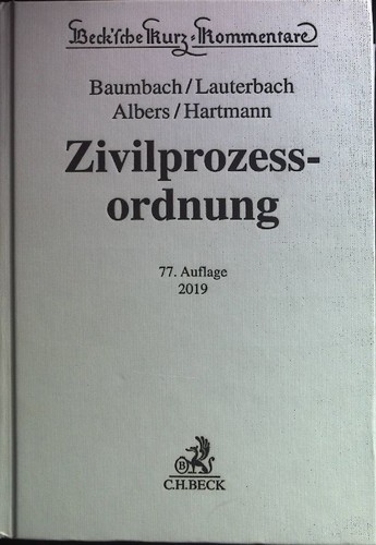 Zivilprozessordnung mit - :,