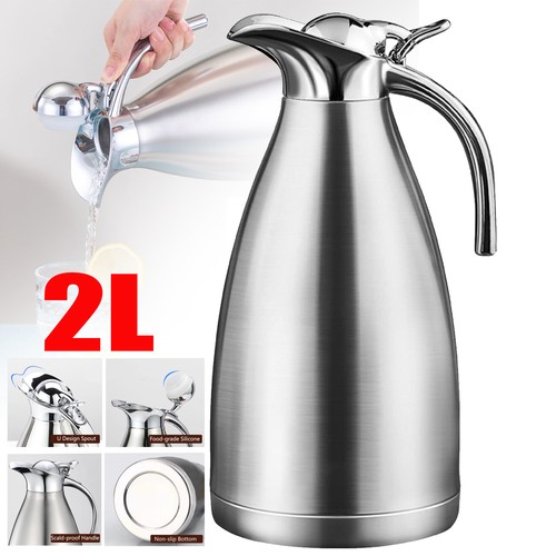 Thermoskanne edelstahl liter - edelstahl, 2