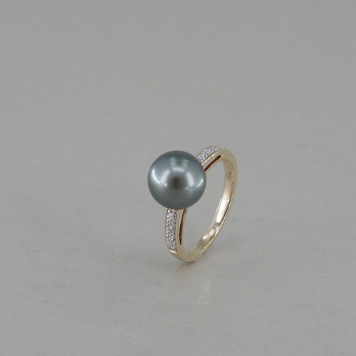 Ring 585 14k - gelbgold, mit