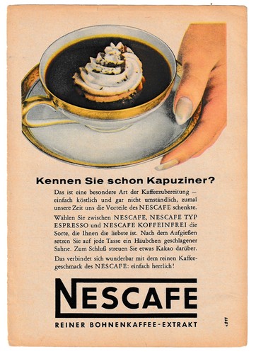 Original nescafé werbung 1958 - original,