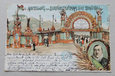 orig. AK Kurfürstendamm Berlin / Litho / Transval Ausstellung 1897/gel.1897