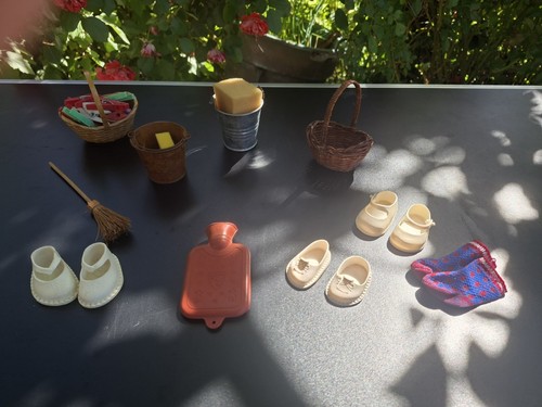 Puppen zubehör alt schuhe - alt,