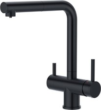 3 Wege Wasserhahn Matt Schwarz