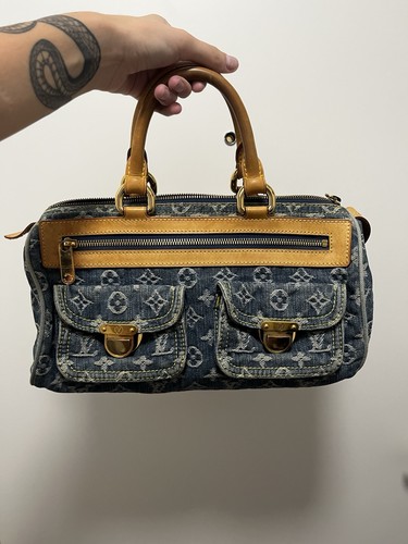 Louis vuitton denim neo speedy - denim,