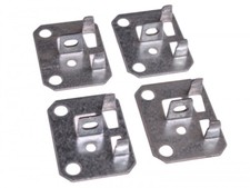 Schulte Klemmfuß Clip Steckregal Fuß Rahmenfuß verzinkt Regalklemmfuß