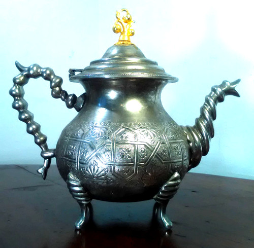 Tee kanne kaffee versilbert - kaffee,